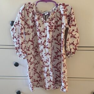 Petite Plume Red Floral Nightgown